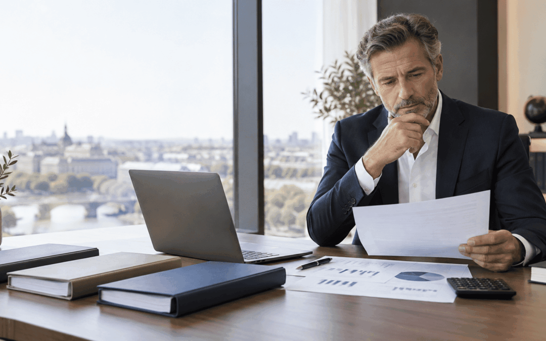 Dirigeant cherchant à placer la trésorerie excédentaire de son entreprise